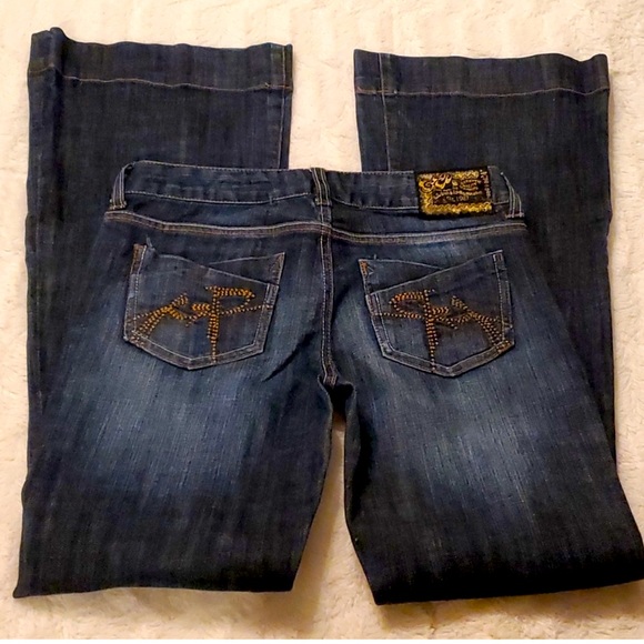 CHIP & PEPPER “Ocean Beach Ultra Flare” Jeans 3 - Picture 6 of 14